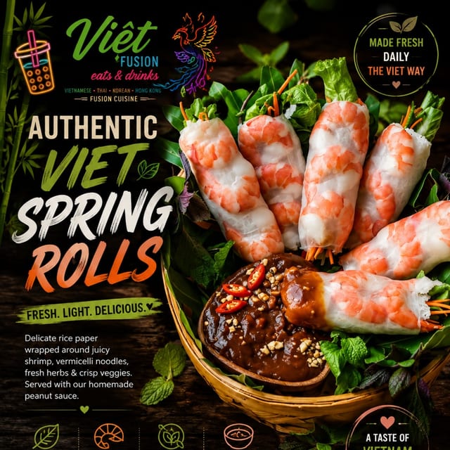 M2.Vietnamese Spring Rolls.