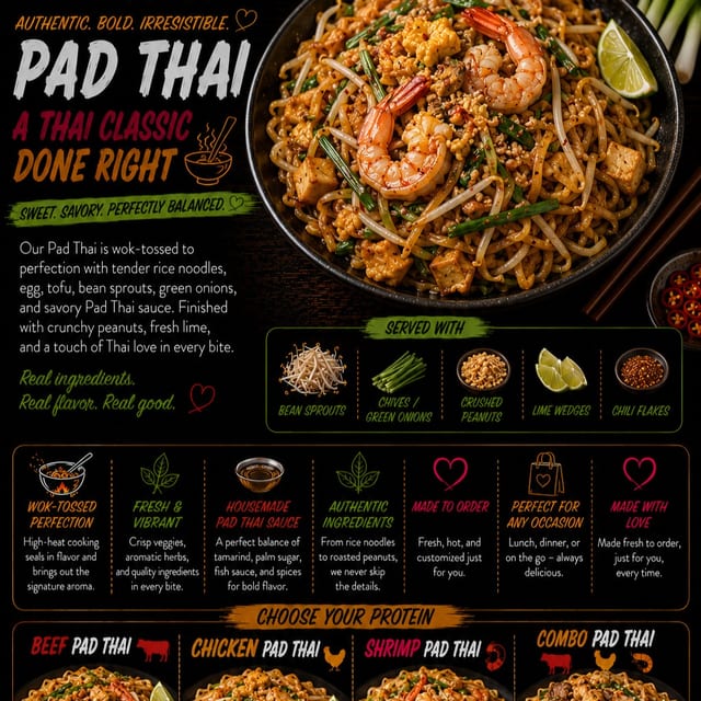 F8. Pad Thai.