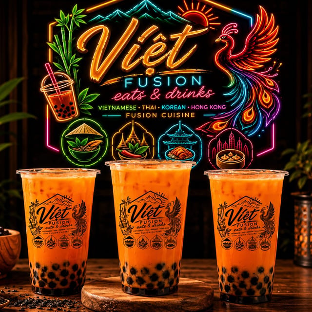 D2. Thai Tea Boba.