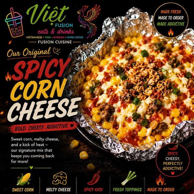 M8. Spicy Corn Cheese.
