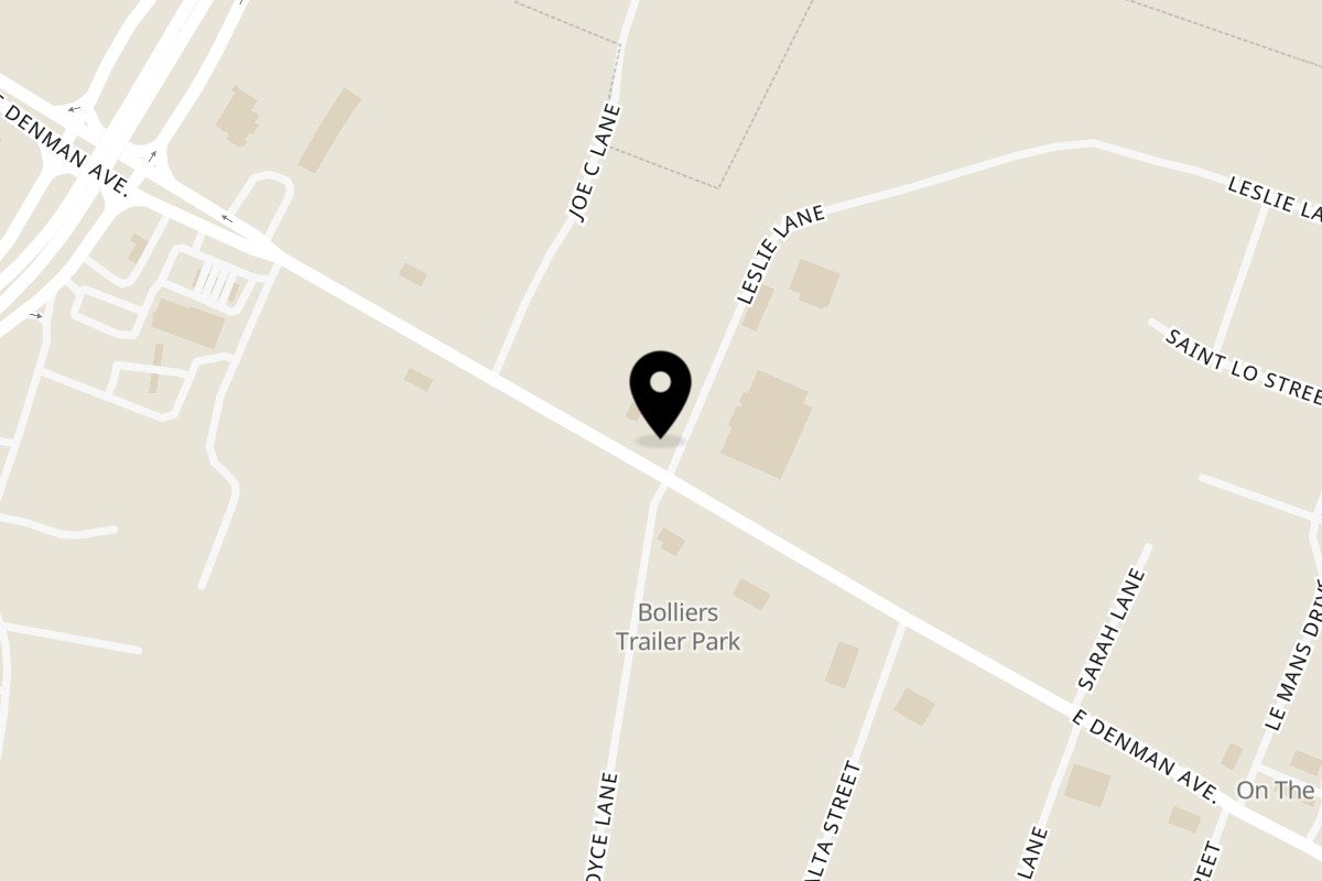 Map showing the location of Viet Fusion Eats & Drink on 2215 E Denman Ave in Lufkin